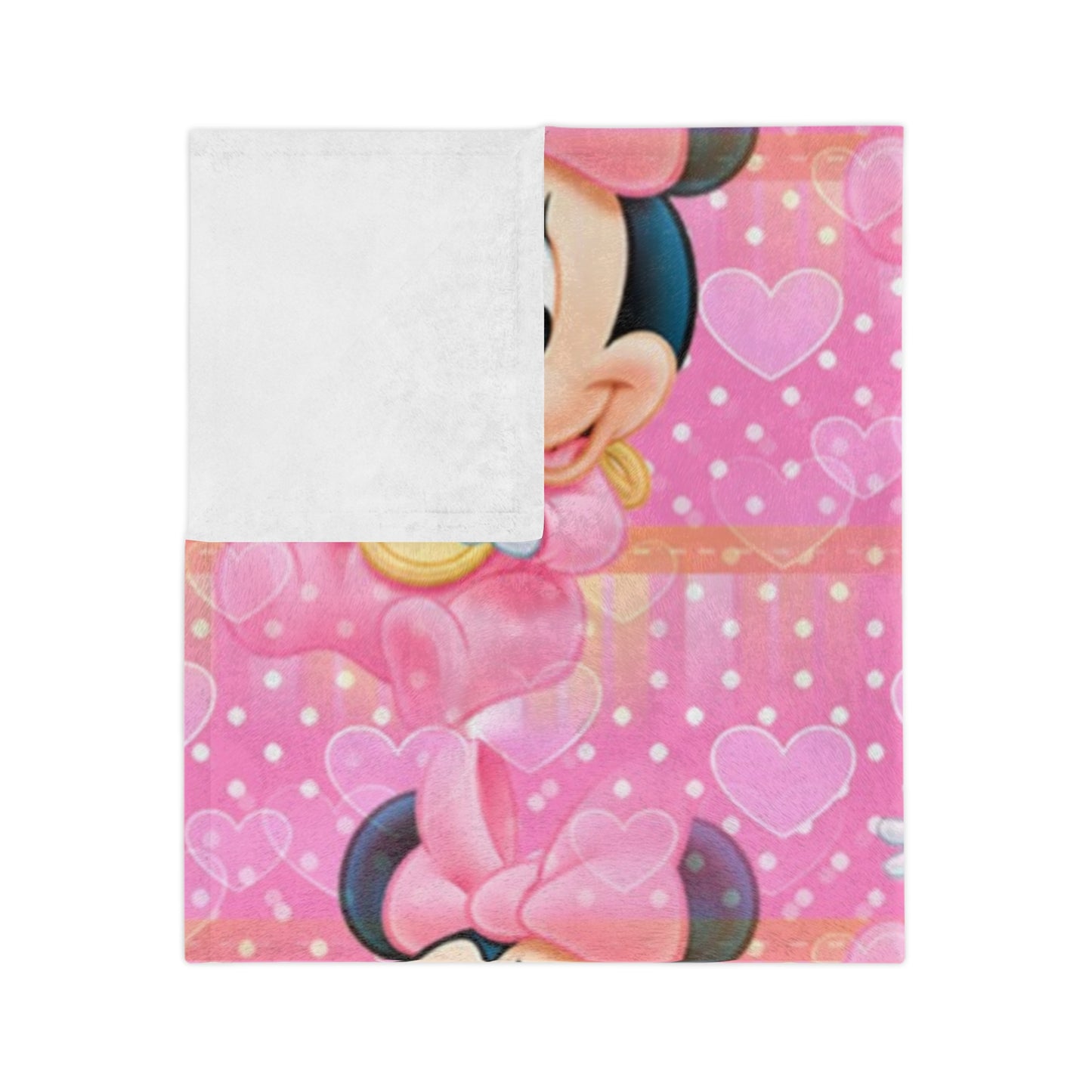 Minnie Mouse Velveteen Microfiber Blanket - Cozy Kids Gift for Birthdays and Holidays