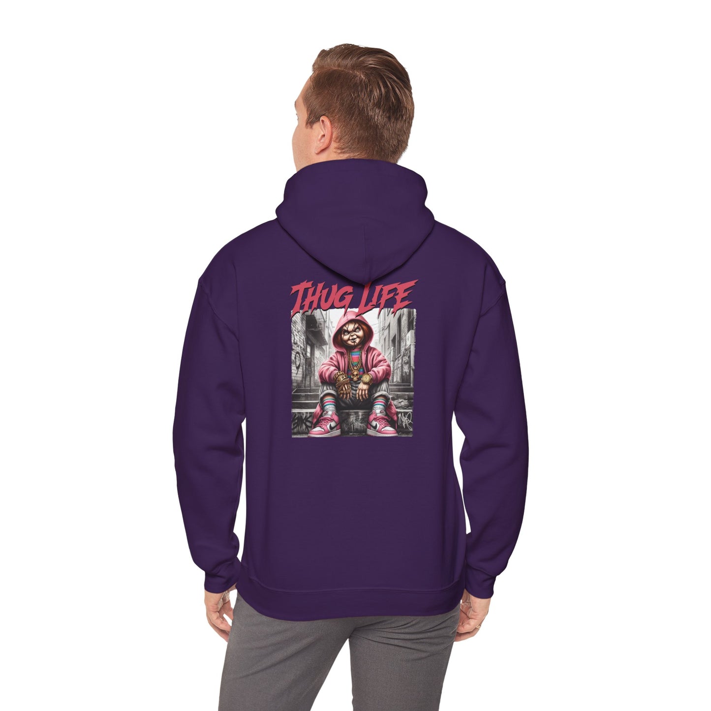 Thug Life Unisex Heavy Blend Hooded Sweatshirt - Bold Streetwear Style