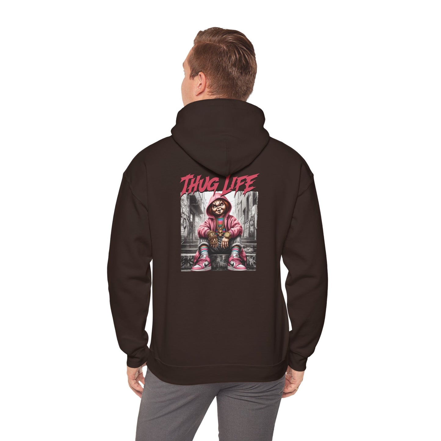 Thug Life Unisex Heavy Blend Hooded Sweatshirt - Bold Streetwear Style