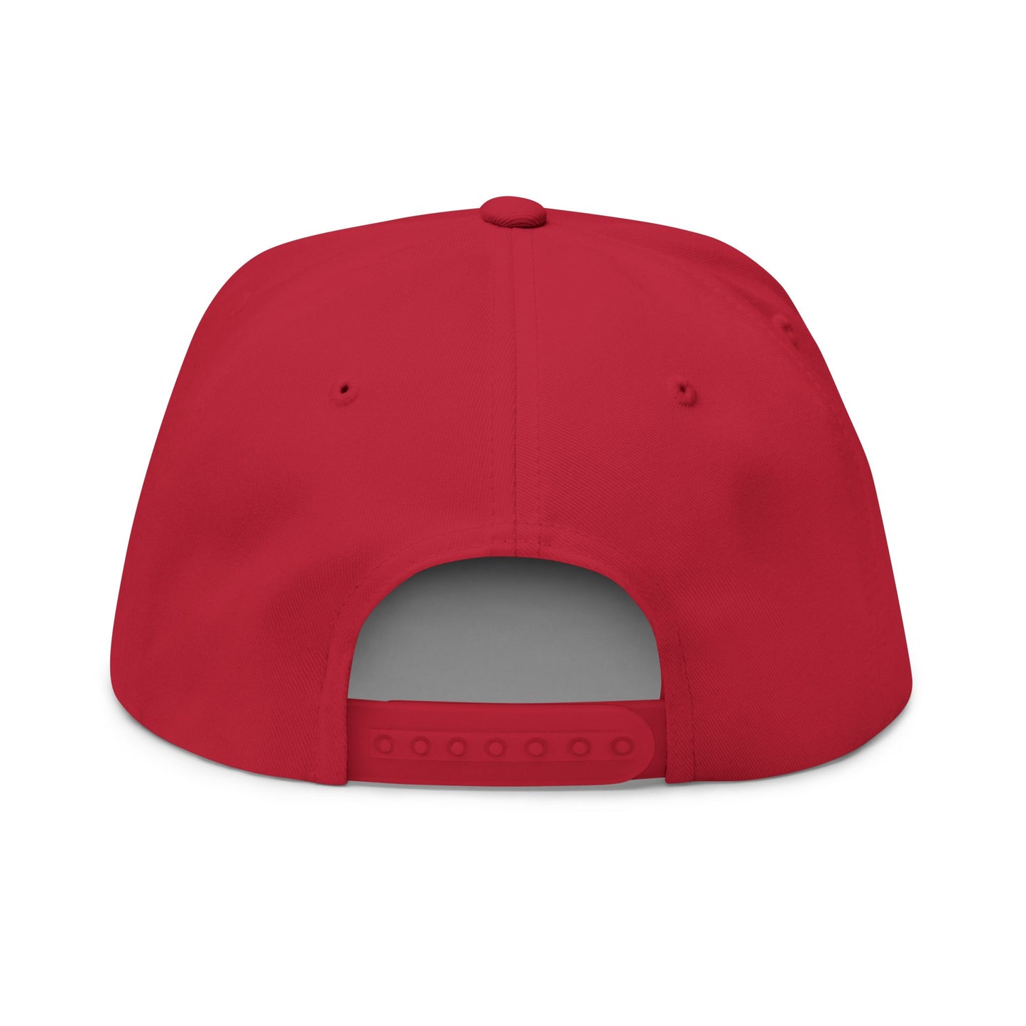 Stylish Embroidered Flat Bill Cap - Streetwear Design