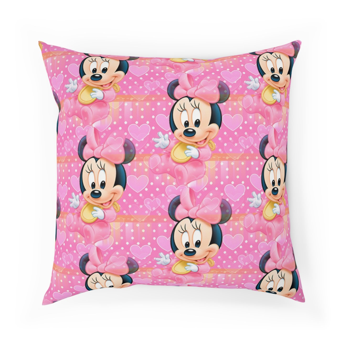 Minnie Mouse Love Cushion - Pink Heart Design for Kids' Rooms & Fun Décor