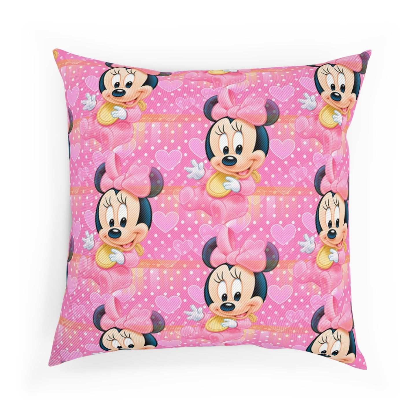 Minnie Mouse Love Cushion - Pink Heart Design for Kids' Rooms & Fun Décor