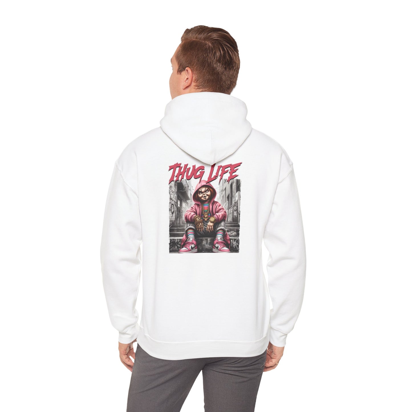 Thug Life Unisex Heavy Blend Hooded Sweatshirt - Bold Streetwear Style