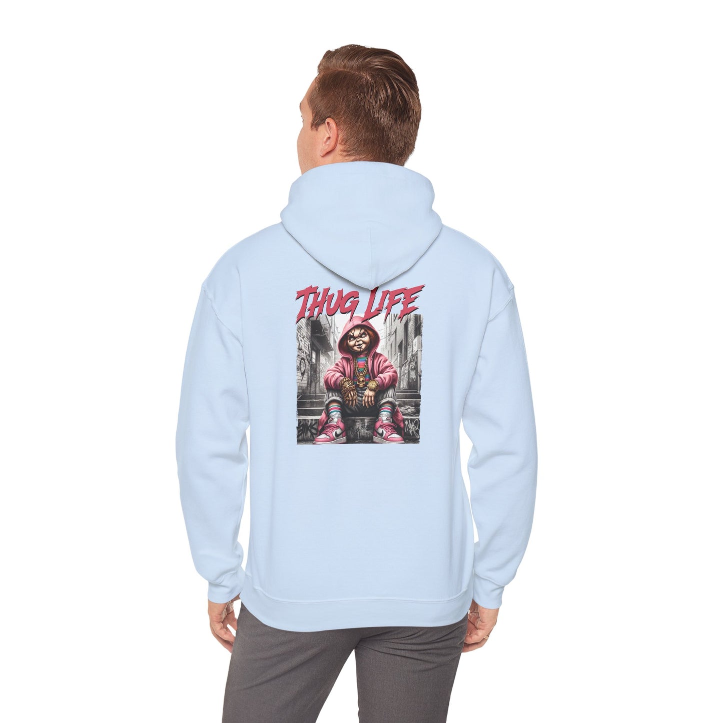 Thug Life Unisex Heavy Blend Hooded Sweatshirt - Bold Streetwear Style