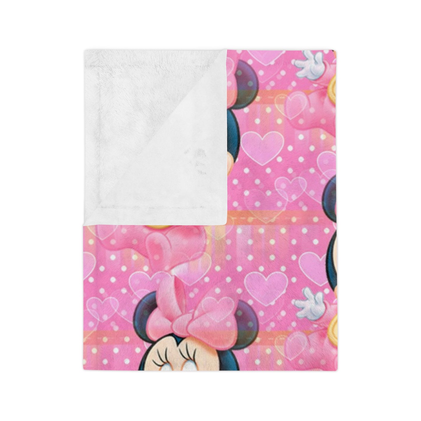 Minnie Mouse Velveteen Microfiber Blanket - Cozy Kids Gift for Birthdays and Holidays