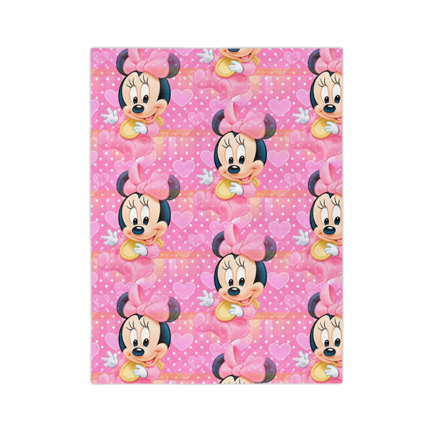 Minnie Mouse Velveteen Microfiber Blanket - Cozy Kids Gift for Birthdays and Holidays