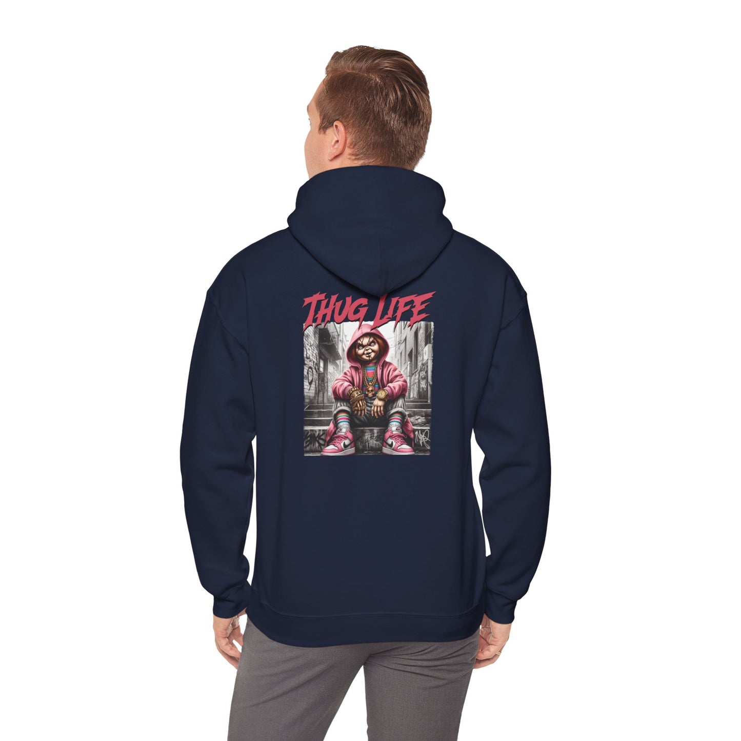 Thug Life Unisex Heavy Blend Hooded Sweatshirt - Bold Streetwear Style