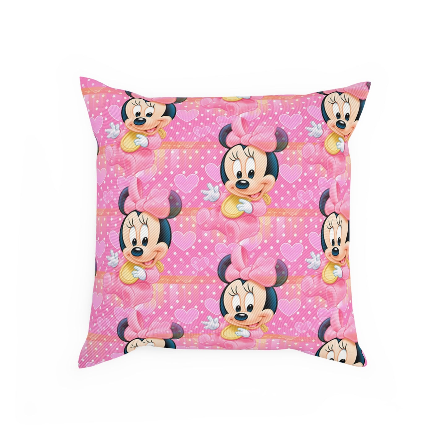 Minnie Mouse Love Cushion - Pink Heart Design for Kids' Rooms & Fun Décor