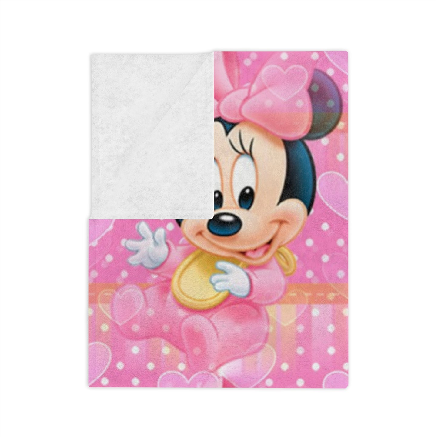 Minnie Mouse Velveteen Microfiber Blanket - Cozy Kids Gift for Birthdays and Holidays