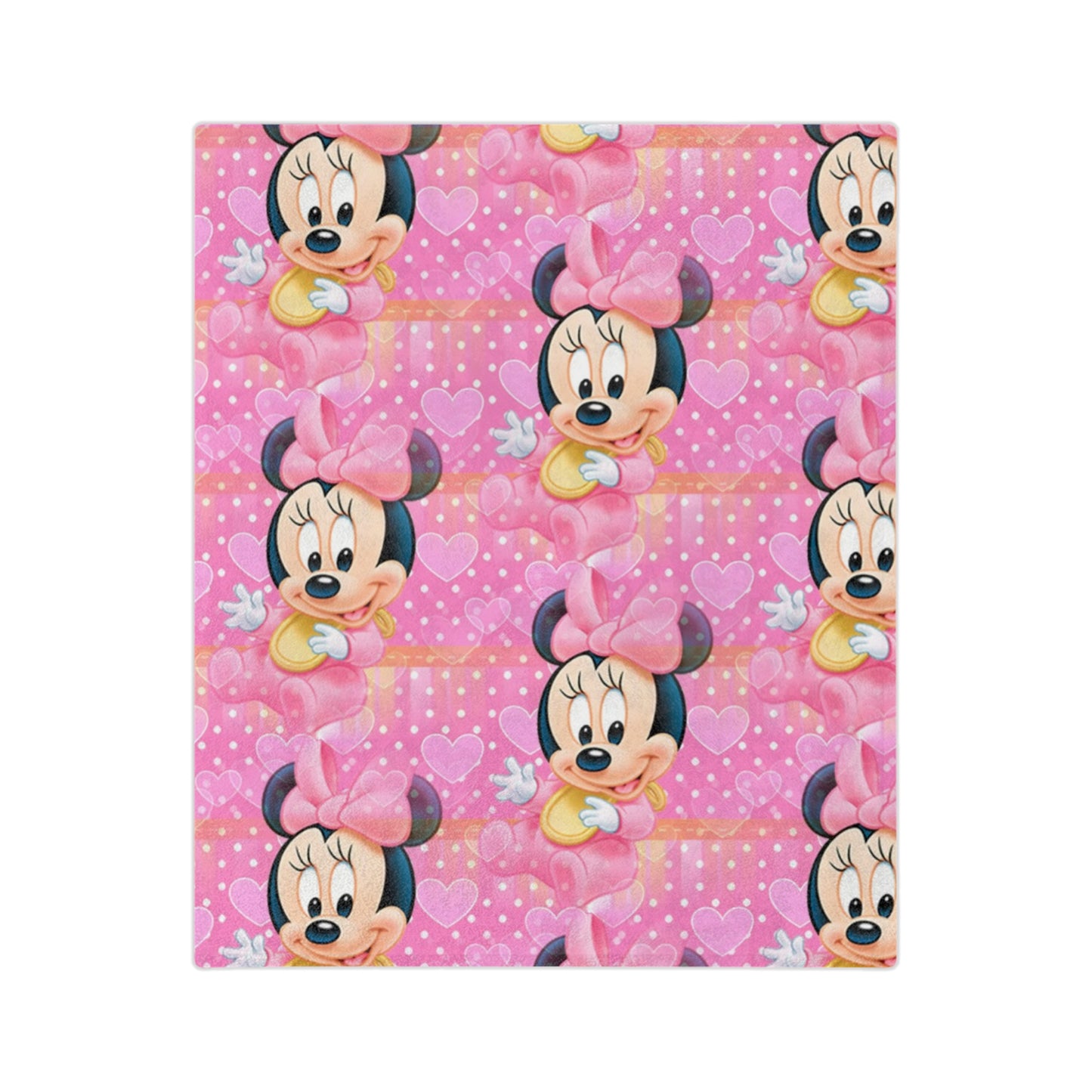 Minnie Mouse Velveteen Microfiber Blanket - Cozy Kids Gift for Birthdays and Holidays