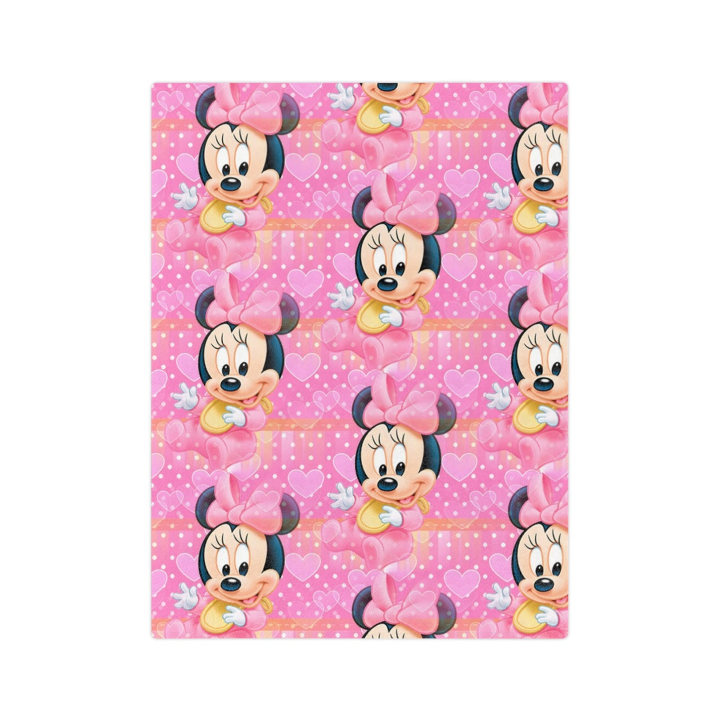 Minnie Mouse Velveteen Microfiber Blanket - Cozy Kids Gift for Birthdays and Holidays