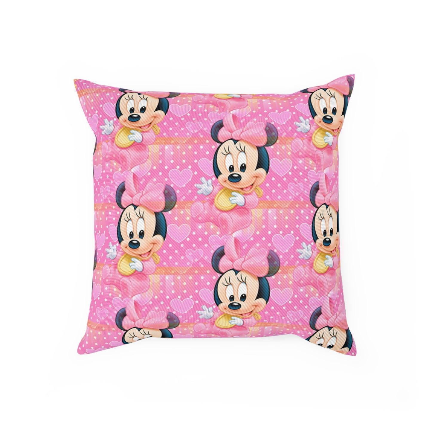 Minnie Mouse Love Cushion - Pink Heart Design for Kids' Rooms & Fun Décor